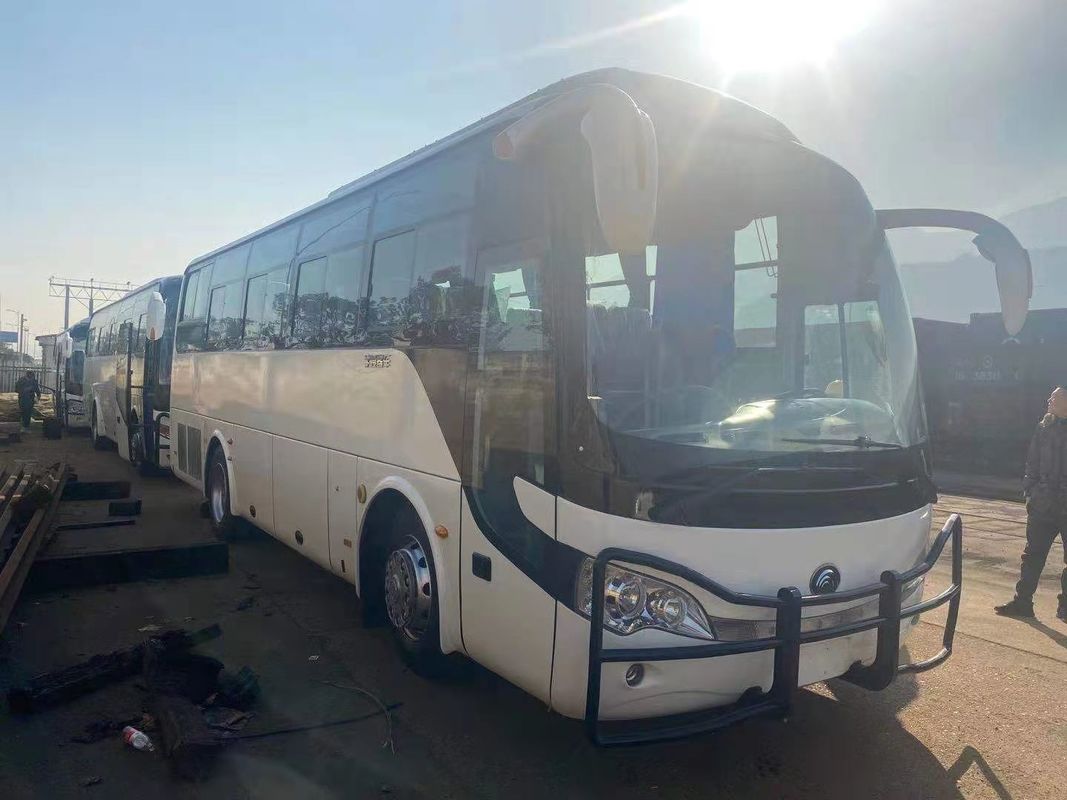 2012 Year Diesel Used Yutong Buses 51 Seats Zk6110 White Color With Bumper