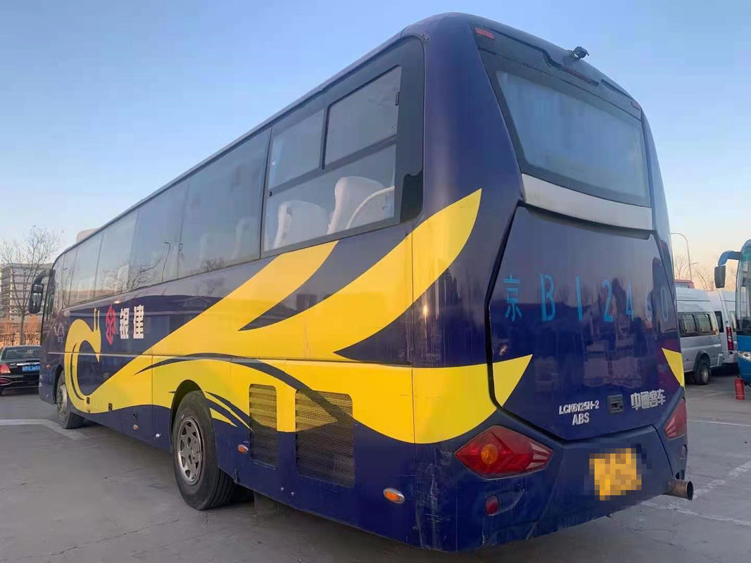 2012 Year 53 Seats Used ZHONGTONG Coach Bus LCK6125H With Air Conditioner For Tourism