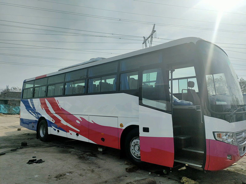 57 Seats 2014 Year Used Yutong Bus ZK6112D Diesel Engine LHD Driver Steering No Accident