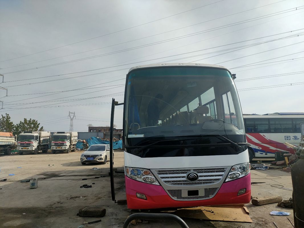 57 Seats 2014 Year Used Yutong Bus ZK6112D Diesel Engine LHD Driver Steering No Accident
