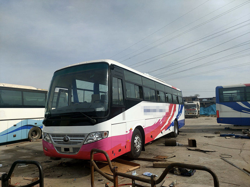 57 Seats 2014 Year Used Yutong Bus ZK6112D Diesel Engine LHD Driver Steering No Accident