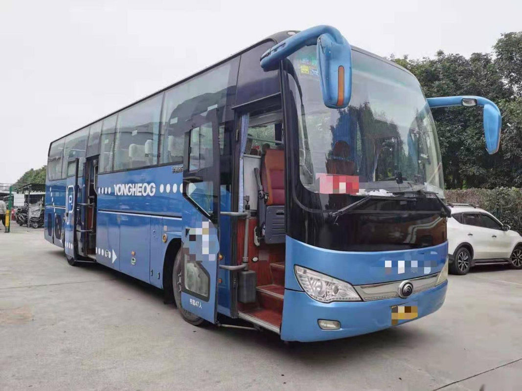 Used Yutong Bus Zk6119 47 Seats Airbag Chassis Euro IV Yuchai Engine Double Doors Left Hand Drive Used Tour Bus