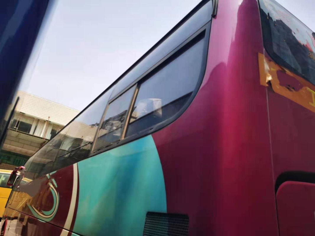 Used Tour Bus Yutong Model ZK6110 47 Seats Double Doors Yuchai Engine Euro III Nude Packing Left Steering