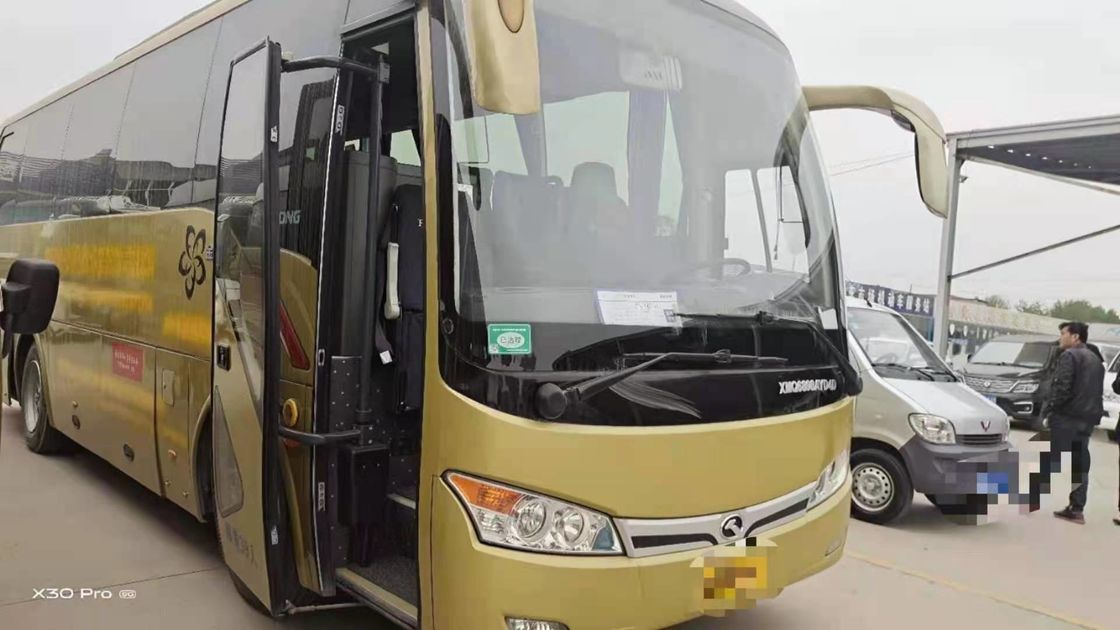 Renew 2013 Year Used King Long XMQ6898 Coach Bus 39 Seats Used Bus Diesel Engine No Accident LHD Bus