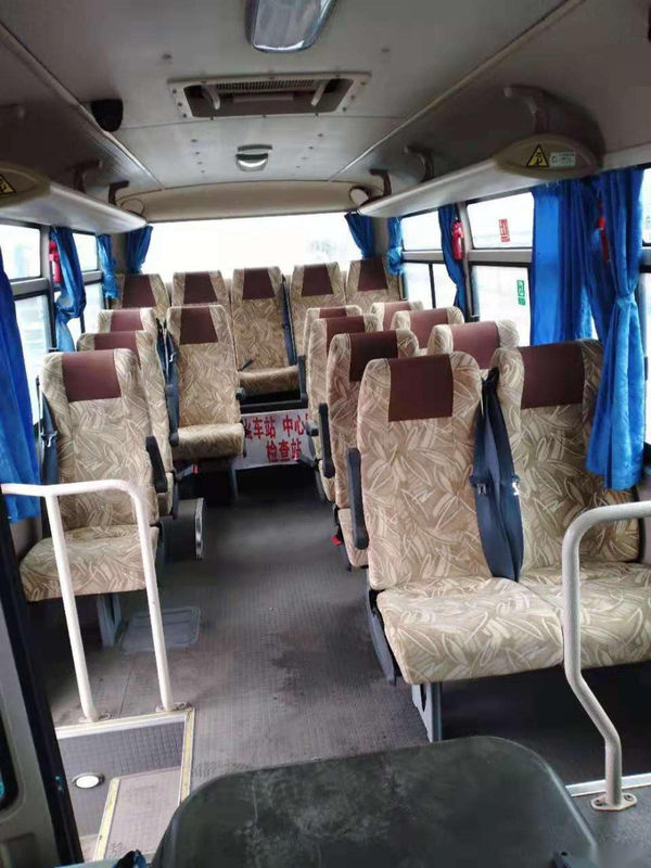 Used Mini Bus Yutong ZK6609D 19 Seats Diesel Front Engine Steel Chassis Euro V Left Hand Drive Used Passenger Bus