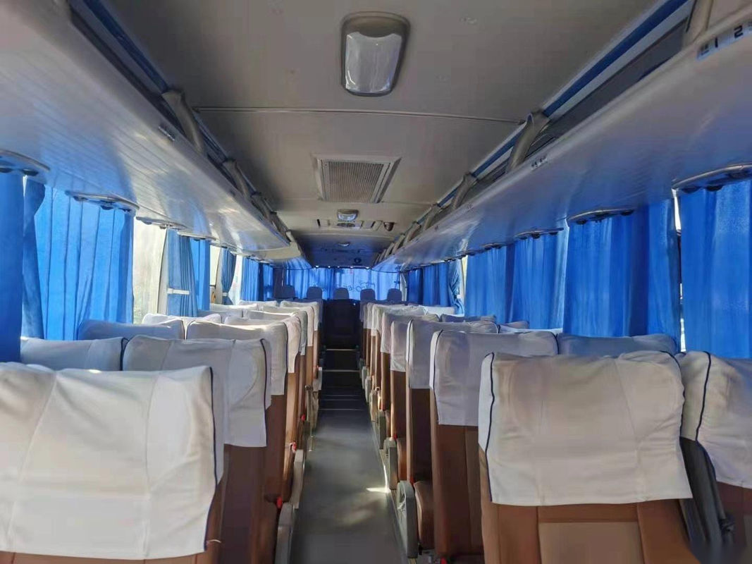 Used Yutong Bus ZK6110 Left Steering 48 Seats Double Doors Yuchai Rear Engine Low Kilometer Used Tour Bus