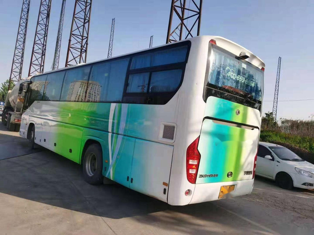 Used Yutong Bus ZK6110 Left Steering 48 Seats Double Doors Yuchai Rear Engine Low Kilometer Used Tour Bus