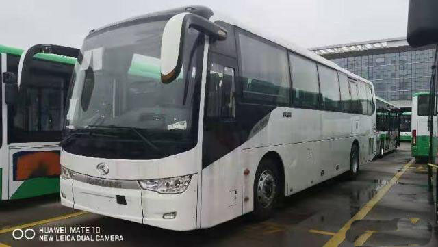 Used Kinglong Bus 44 Seats New Brand Double Doors Airbag Chassis