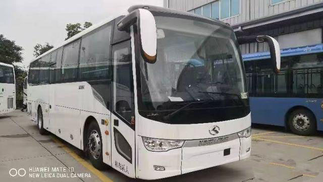 Used Kinglong Bus 44 Seats New Brand Double Doors Airbag Chassis
