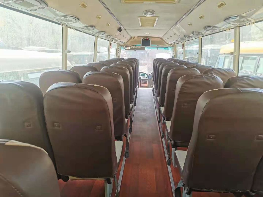 Used Tour Bus Yutong ZK6999 45 Seats Rear Engine 177kw Passenger Bus LHD Airbag Chassis