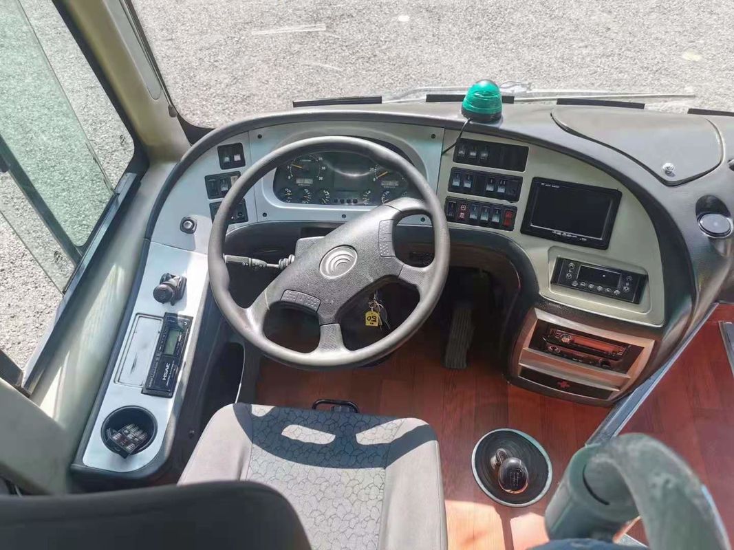 Used Tour Bus Yutong ZK6999 45 Seats Rear Engine 177kw Passenger Bus LHD Airbag Chassis