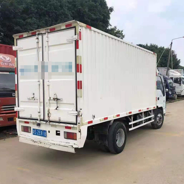 Second Hand 4.2m Van Used Light Duty 4x2 Isuzu 10 Ton Diesel Cargo Truck