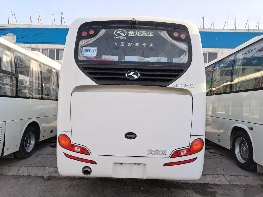 Used Coach Bus XMQ6771 30 Seats Cummins Rear Engine 132kw Left Steering Used Kinglong Bus