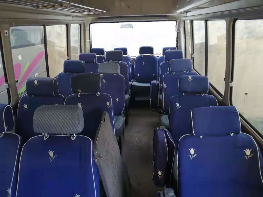Right Hand Drive Used Coaster Bus Toyota Brand 23/29seats Low Kilometer 1hz Engine