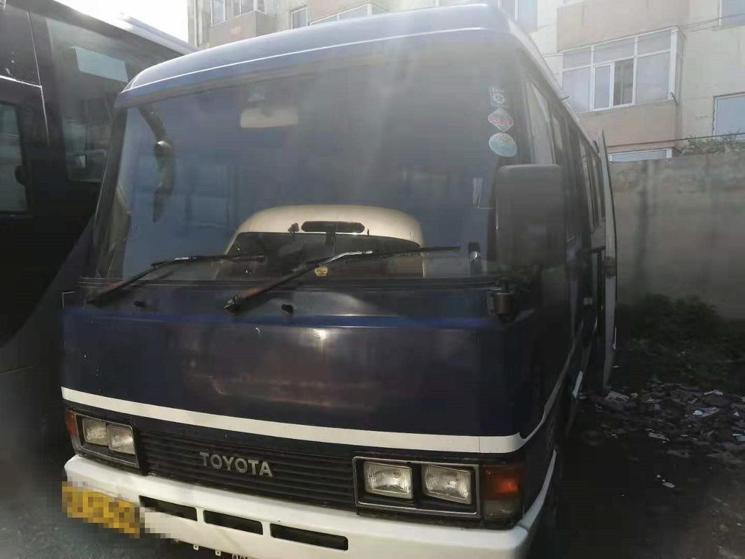 Right Hand Drive Used Coaster Bus Toyota Brand 23/29seats Low Kilometer 1hz Engine