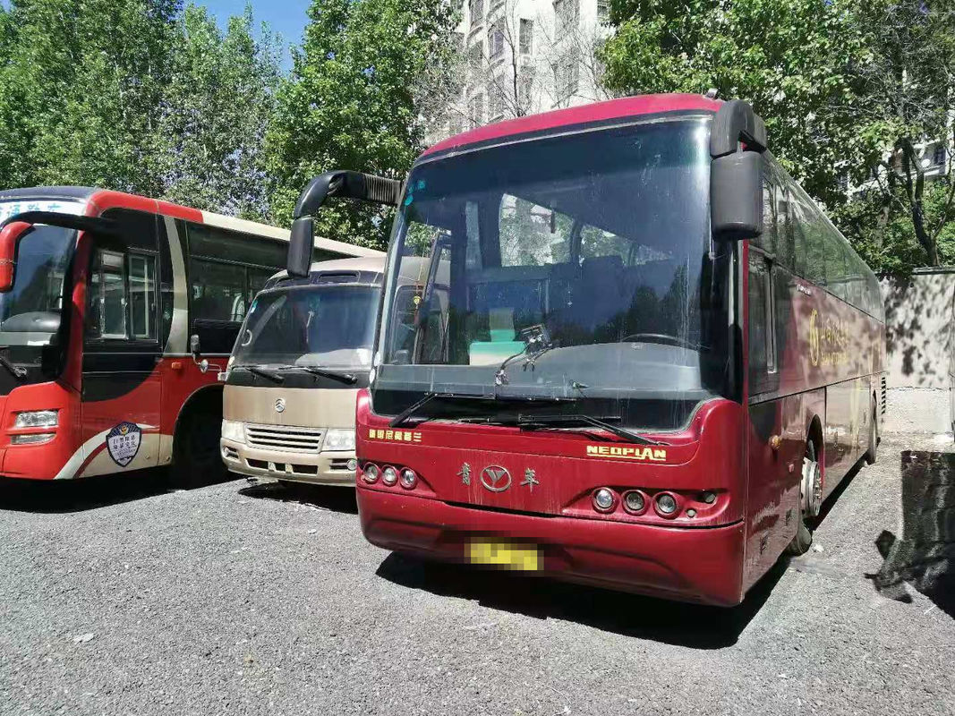 JNP6122DEB Youngman Tourism Used Passenger Coach Bus 2013 Year 48 Seats Left Hand Steering