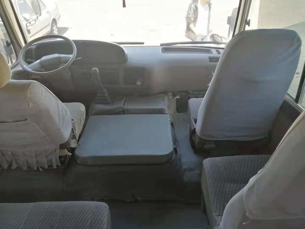 Diesel Engine 1HZ 23-29seats Left Hand Drive Low Kilometer Used Passenger Bus Used Coaster Bus Japanese Brand Coaster