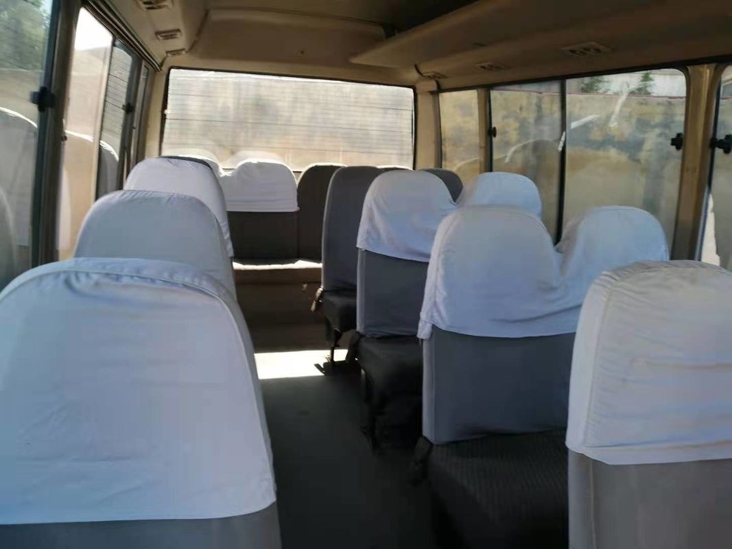 Diesel Engine 1HZ 23-29seats Left Hand Drive Low Kilometer Used Passenger Bus Used Coaster Bus Japanese Brand Coaster