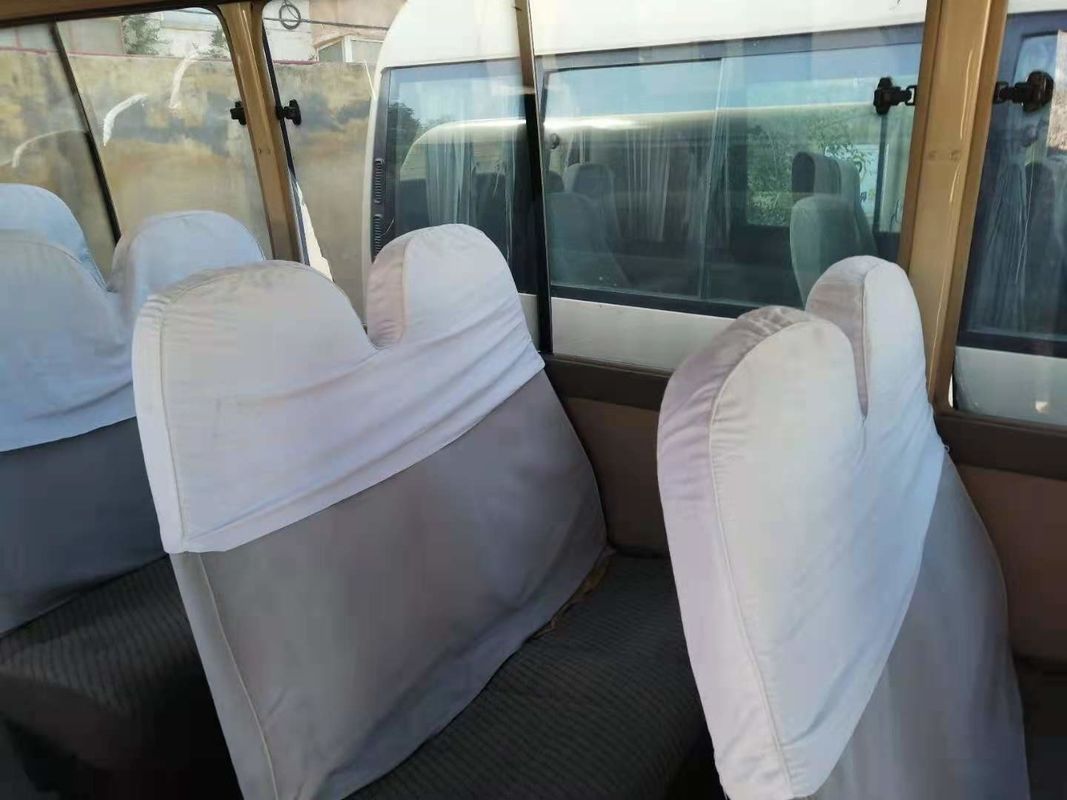 Diesel Engine 1HZ 23-29seats Left Hand Drive Low Kilometer Used Passenger Bus Used Coaster Bus Japanese Brand Coaster
