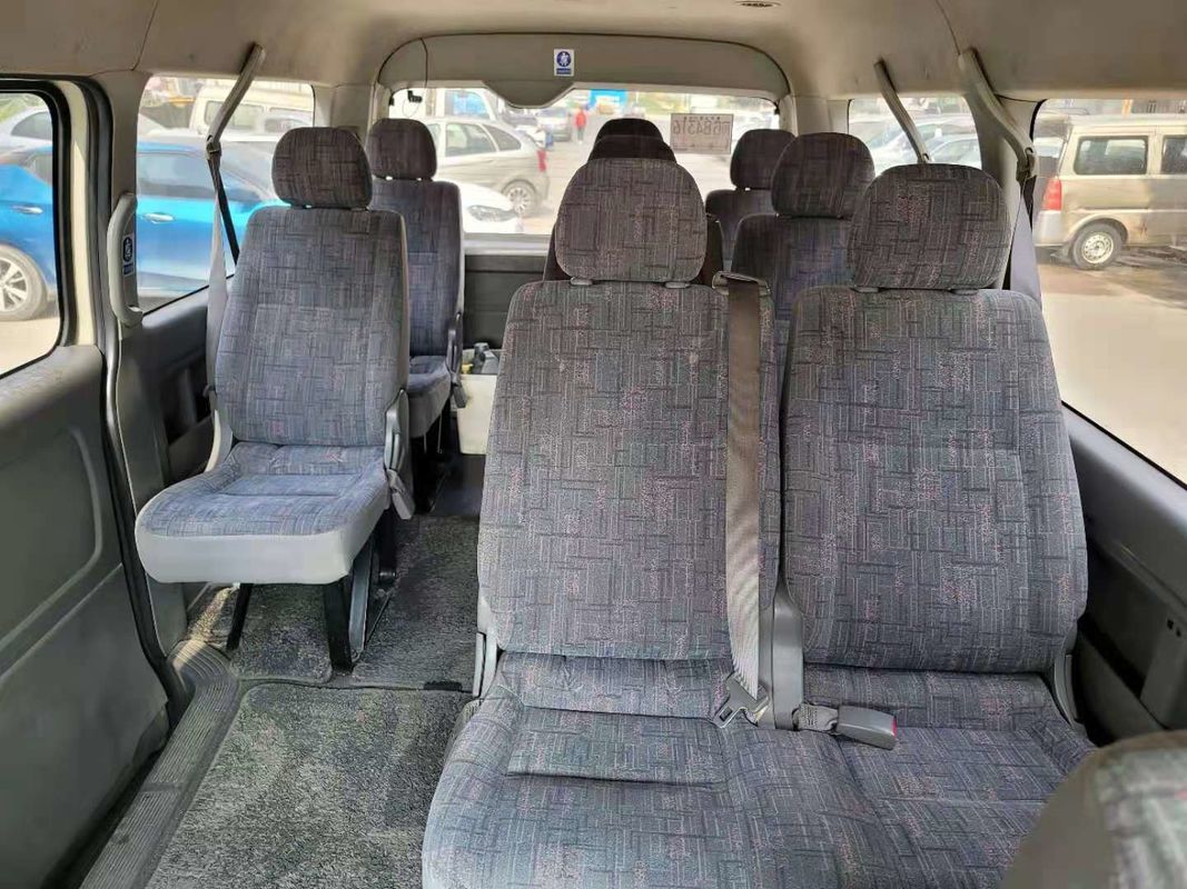 10 Seats Diesel Toyota Used Mini Bus With Gasoline Engine AC Equip No Accident 2013 Year