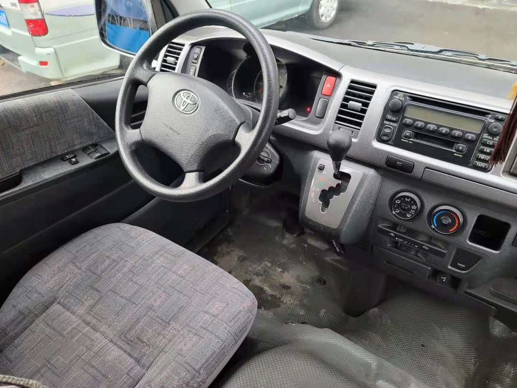 2012 Year 13 Seats Gasoline Toyota Hiace Used Mini Bus With Luxury Seat High Roof For Business