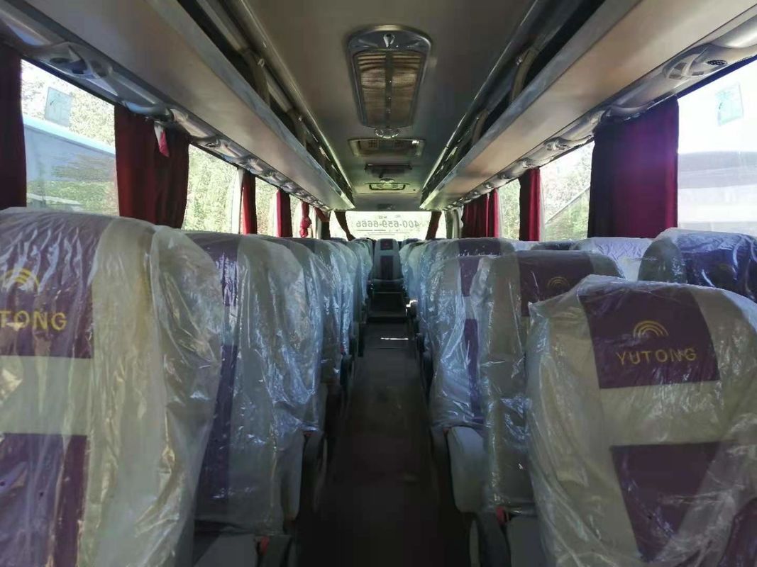 Used Tour Bus Yutong Brand ZK6127 Right Hand Drive 55 Seats Rear Engine Used Coach Bus Double Doors