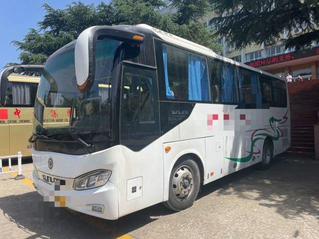 39 Seats Used Coach Bus 2016 Year SLK6873 Shenlong Brand With Excellent Diesel Engine