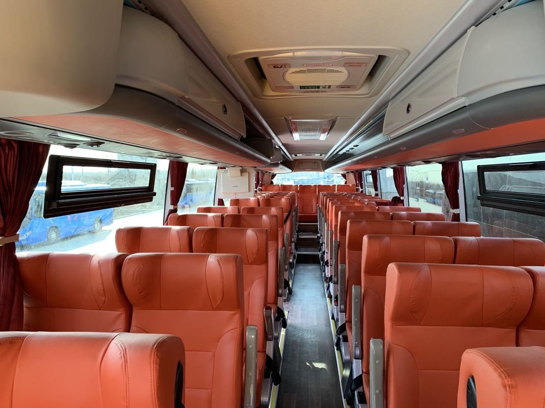 Used Zhongtong Bus LCK6128 New Bus 56 Seats double Doors Big Compartment Rear Engine