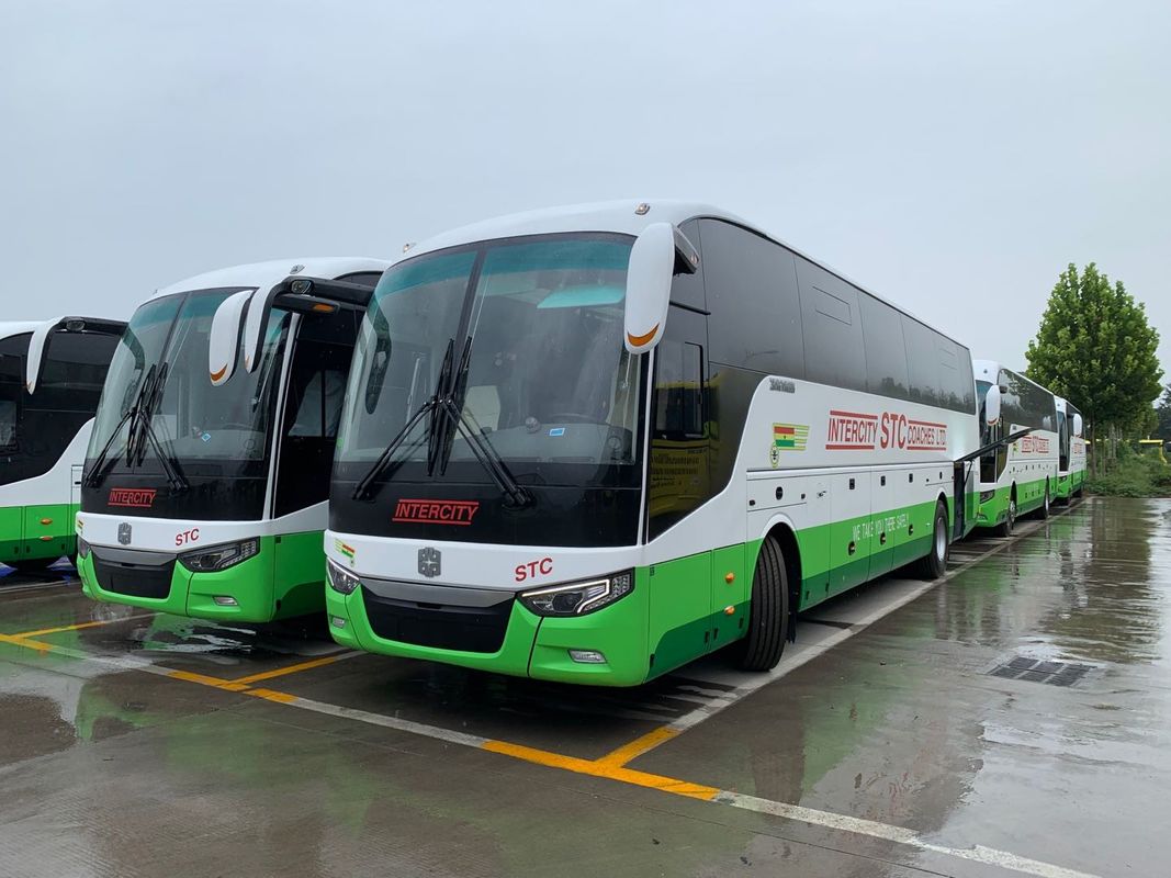 Used Zhongtong Bus LCK6128 New Bus 56 Seats double Doors Big Compartment Rear Engine