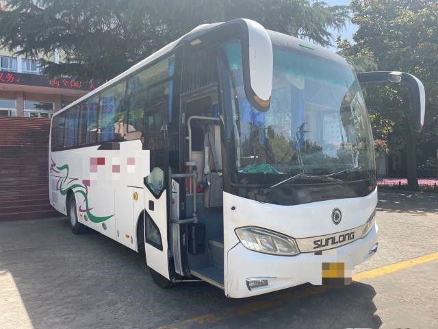 Used Sunlong Bus SLK6873 39 Seats 2016 Rear Diesel Engine Steel Chassis Yuchai 162kw Used Coach Bus for Africa