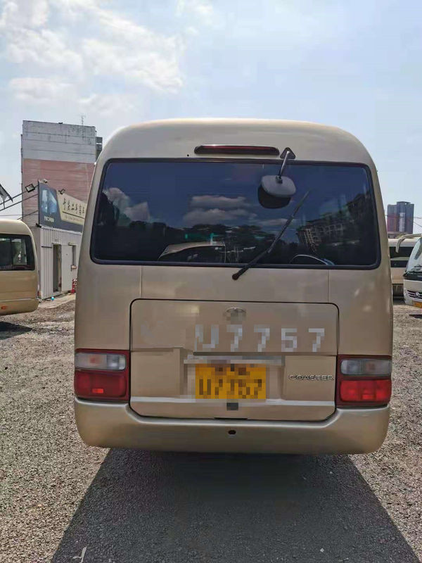 23 Seats Used Coaster Bus Used Mini Bus Toyota Coaster Bus With 3RZ Gasoline Engine 2012 Year Left Hand Steering
