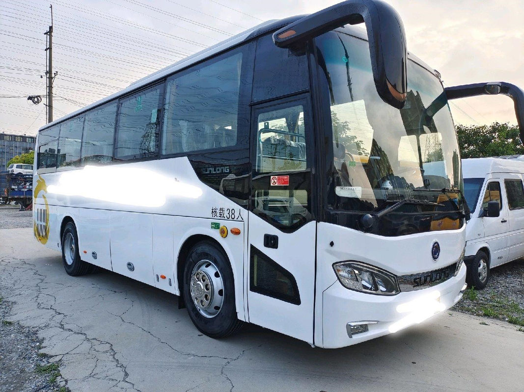 38Seats New Tour Bus Sunlong Brand SLK6903 Airbag Chassis 2020 Euro6 New Coach Bus Low Kilometer Yuchai Rear Engine
