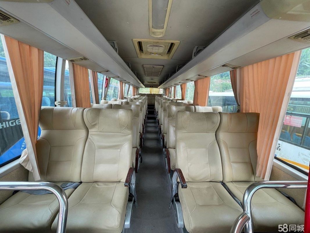 Golden Dragon Used Coach Bus 47 Seats Hino J08E Engine Steel Chassis Euro III Single Doors