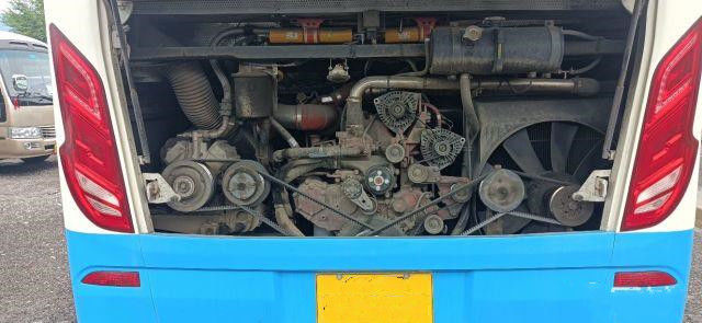 Used Tour Bus For Africa Used Golden Dragon Bus Yuchai Rear Engine 233kw 53seats Euro IV Airbag Chassis Low Kilometer