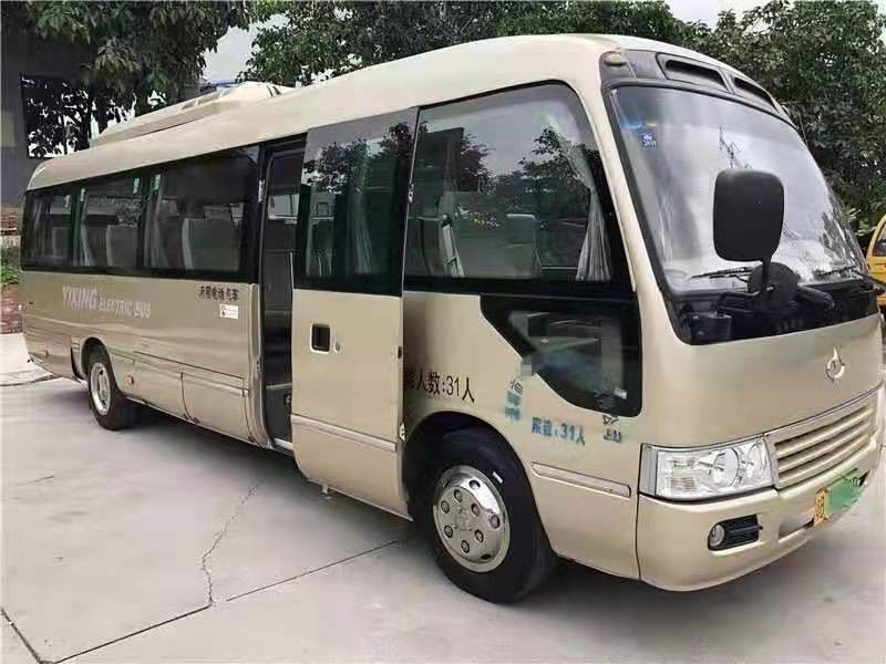 31 Seats 2016 Year Used Feiyan Coaster Bus Used Mini Bus Coaster Bus With Electric Engine Left Hand Steering