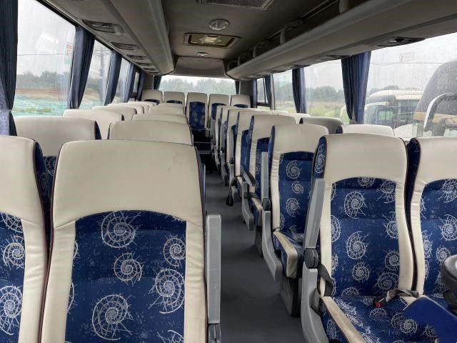 Used Kinglong Bus XMQ6859 37 Seats Steel Chassis Single Door Yuchia Rear Engine Euro III Used Tour Bus