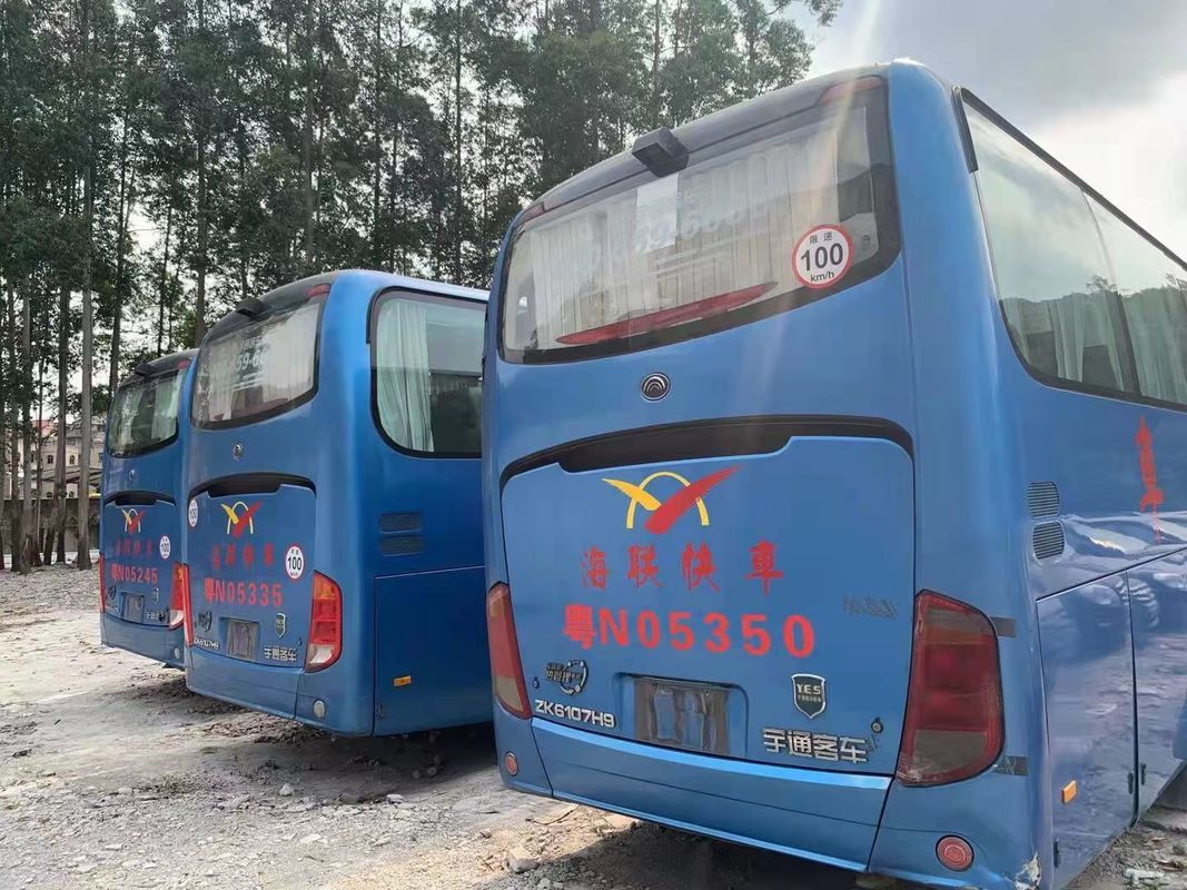 41 Seats Used Yutong ZK6107 Bus Used Coach Bus 2013 Year 100km/H Steering LHD NO Accident