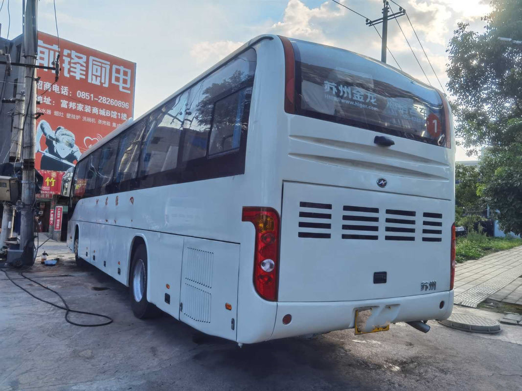 Used Higer Bus Rear Engine Model KLQ6129 Good Passengers Bus 53 Seats Rear Weichai Engine 215kw Euro III
