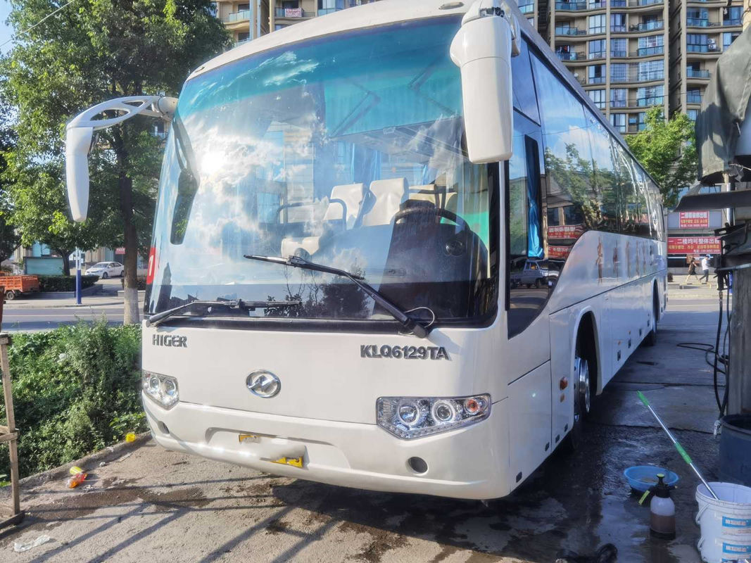 Used Higer Bus Rear Engine Model KLQ6129 Good Passengers Bus 53 Seats Rear Weichai Engine 215kw Euro III