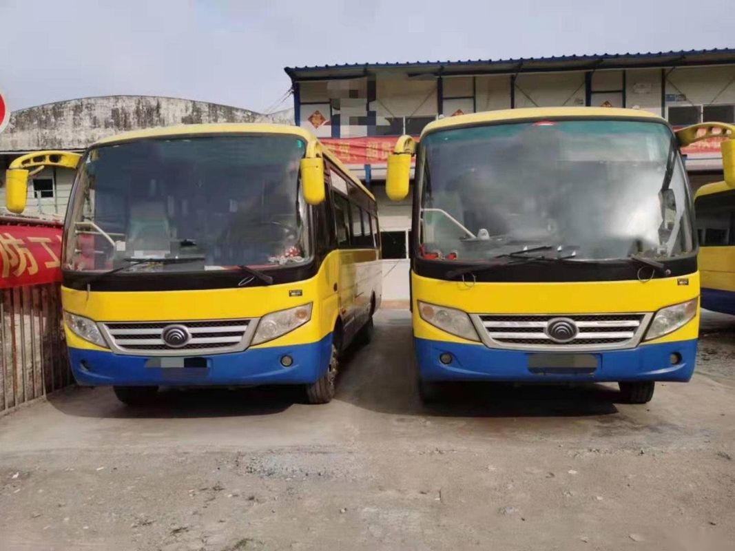 Used Yutong Mini Bus ZK6720d Front Engine 95kw Yuchai Good Passenger Bus Euro IV 26seats