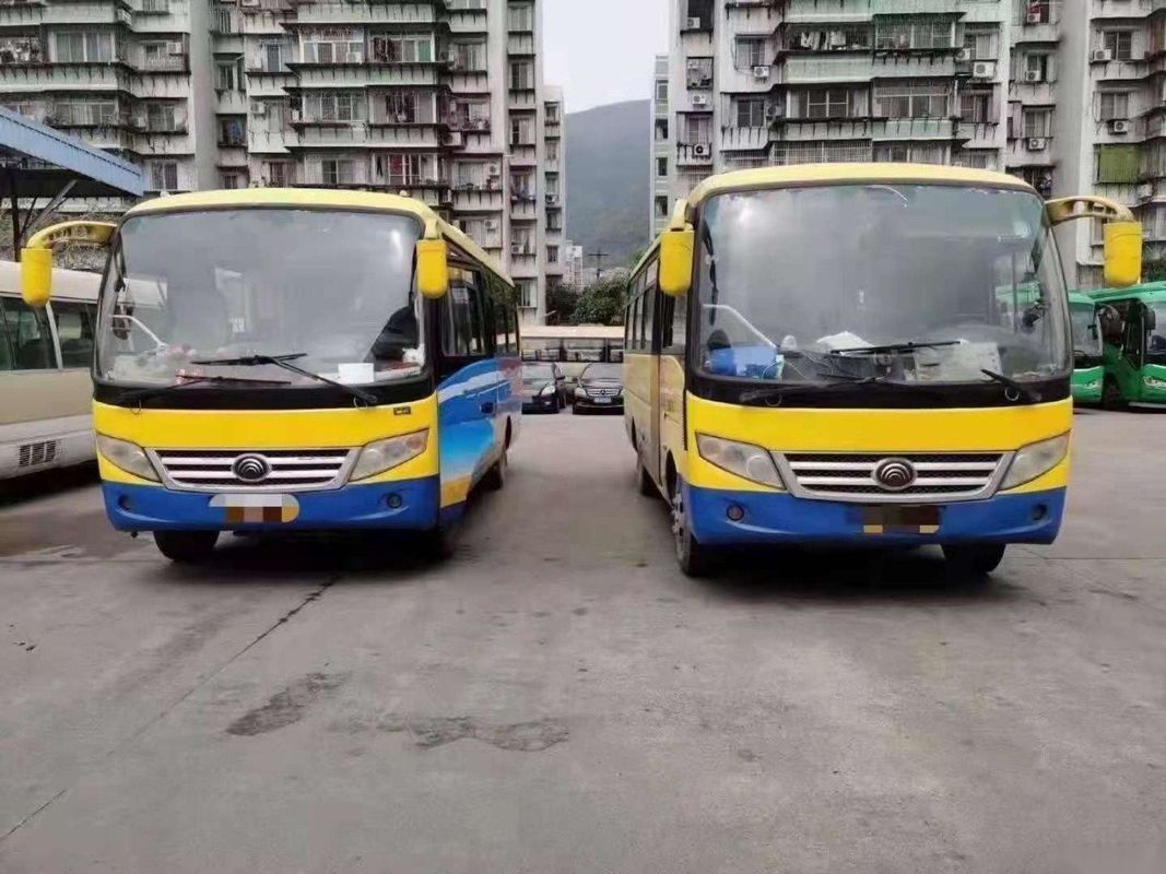 Used Yutong Mini Bus ZK6720d Front Engine 95kw Yuchai Good Passenger Bus Euro IV 26seats