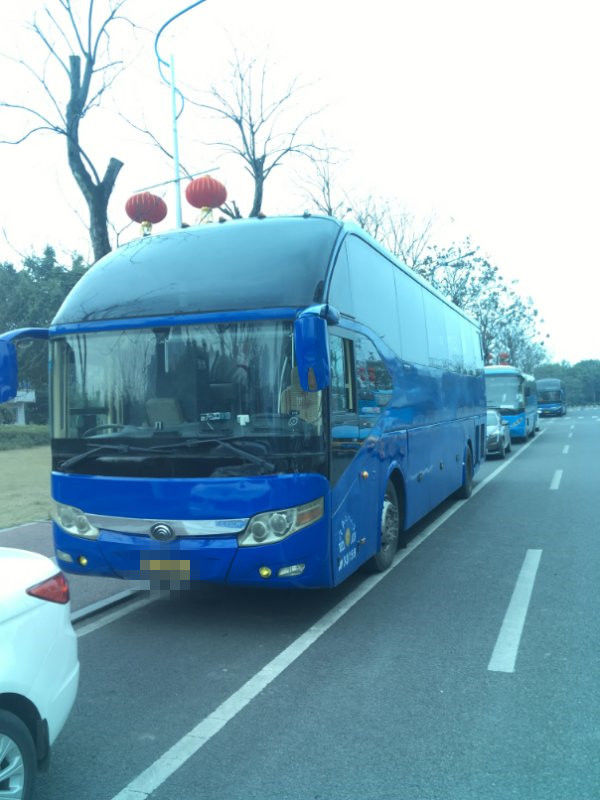 54 Seats Used Coach Bus Used Yutong ZK6127 Bus 2016 Year Diesel Engine In Good Condition