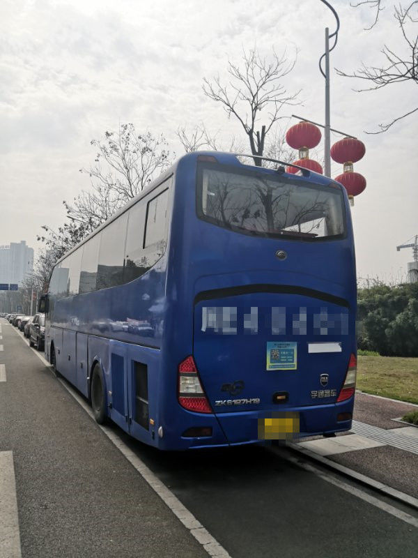 54 Seats Used Coach Bus Used Yutong ZK6127 Bus 2016 Year Diesel Engine In Good Condition