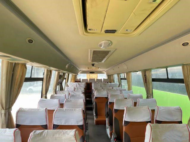 Used Kinglong Bus XMQ6110 Rear Engine Used Coach Bus Double Doors 50 Seats Euro IV Airbag Chassis