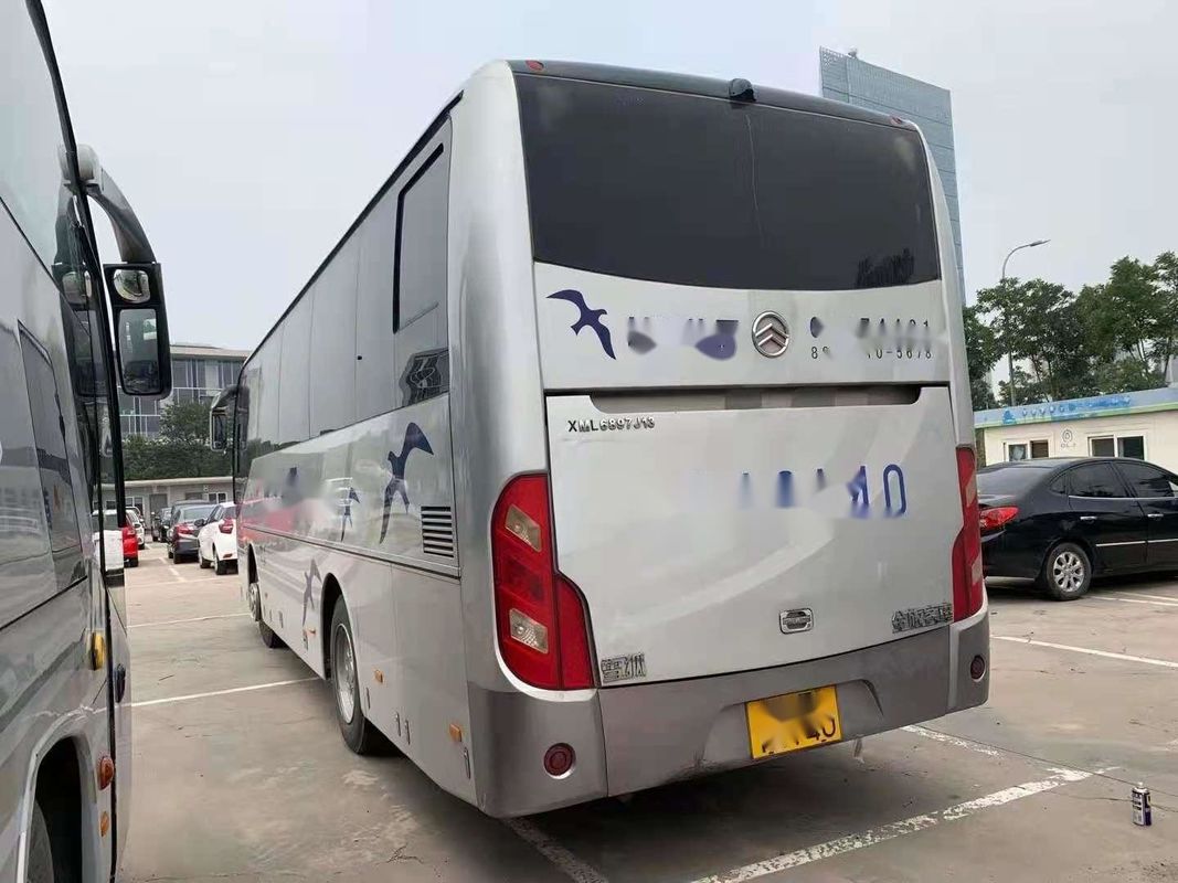 Used Golden Dragon Bus XML6897 Used Coach Bus 39 Seats Yuchai Rear Engine 180kw Airbag Chassis