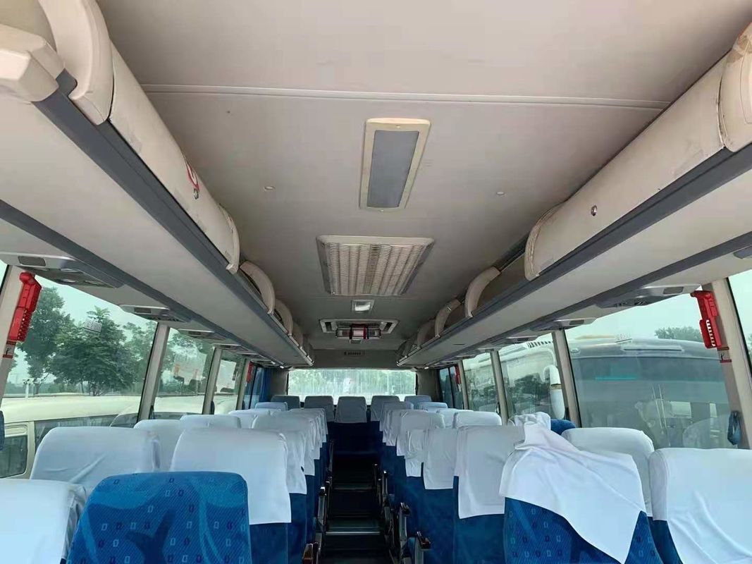 Used Golden Dragon Bus XML6897 Used Coach Bus 39 Seats Yuchai Rear Engine 180kw Airbag Chassis