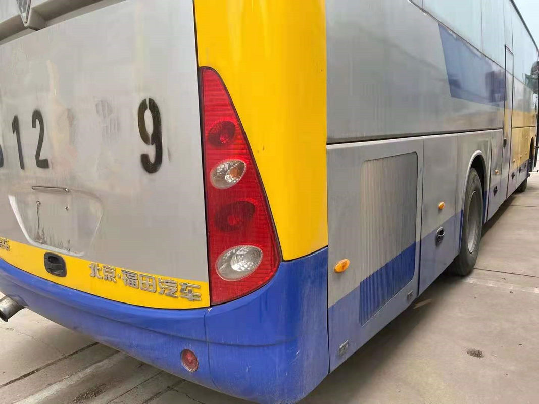 2011 Year 51 Seats Used Foton Bus BJ6120 Used Coach Bus New Seats Diesel Fuel LHD In Good Condition