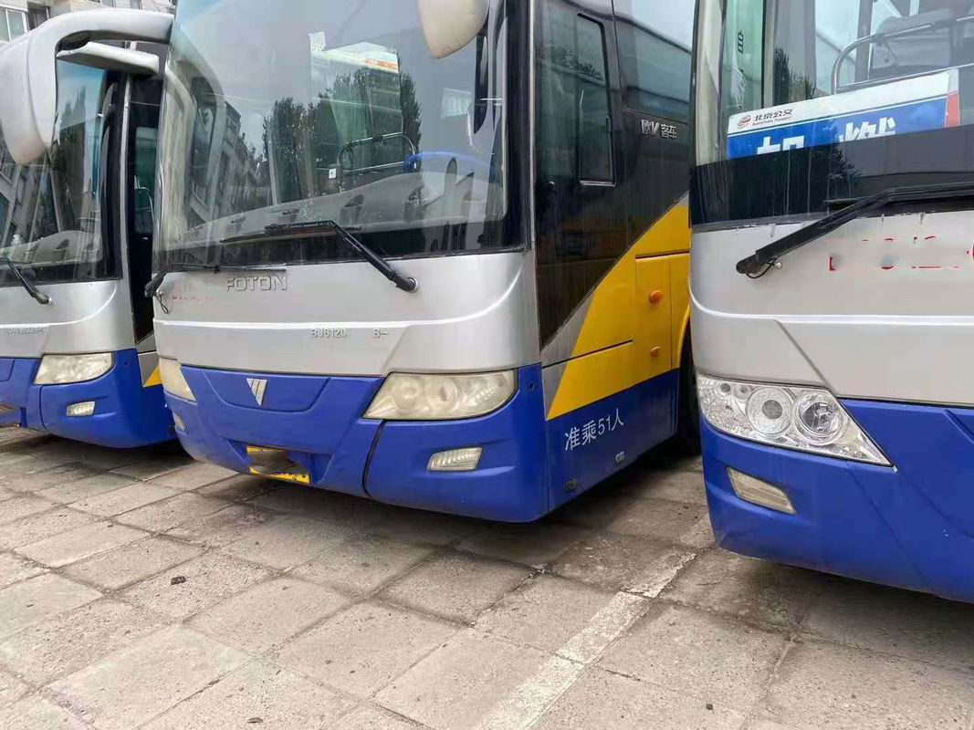 Used Tour Bus Brand Used Foton Bus 51seats Yuchai Rear Engine High Quality Bus 243kw