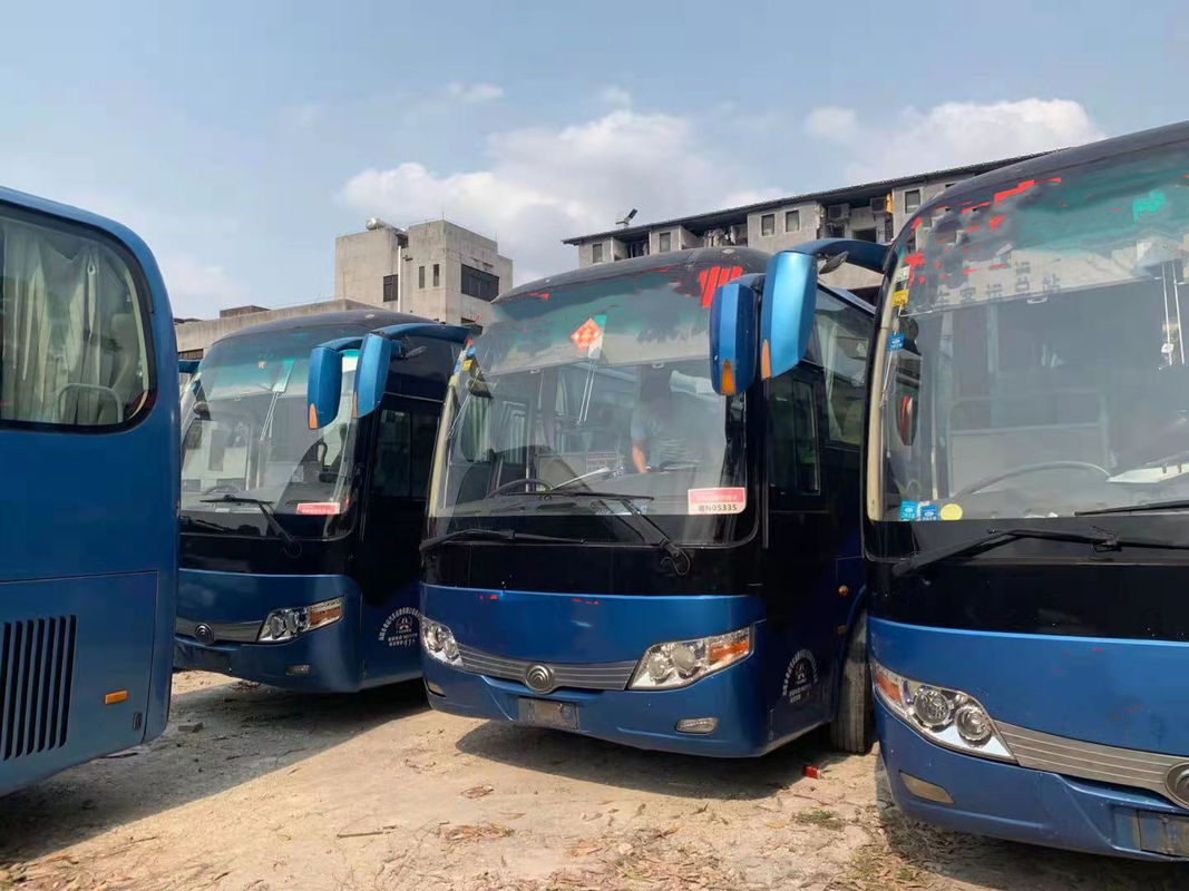 Used Yutong Bus ZK6107 Used Passenger Bus 41 Seats Double Doors Used Coach Bus Steel Chiassis Low Kilometer