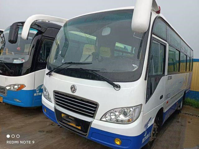 Used Dongfeng Bus 22 Seats Used Mini Bus EQ6660 Weichai Engine 96kw 2020 Year Low Kilometer Good Condition